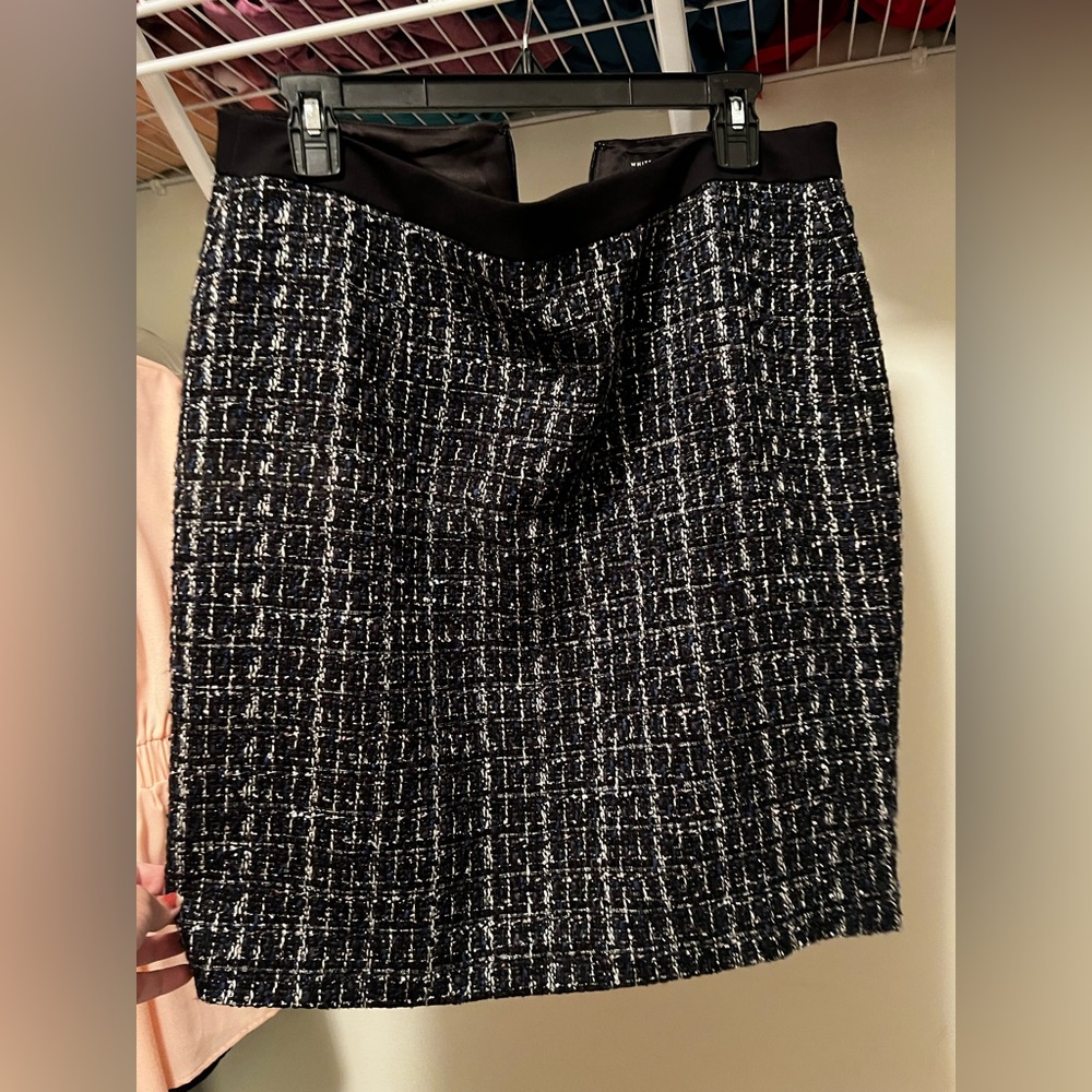 White House Black Market skirt- size 10. Worn once to a Christmas party. $30